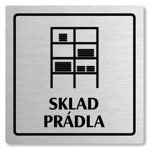 Sklad prádla, 118x118mm, stříbrná, Arizona
